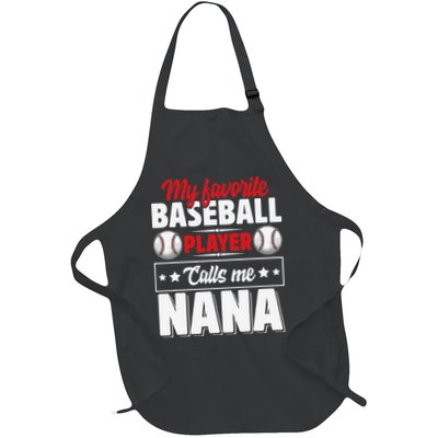 My Favorite Baseball Player Calls Me Nana Mother's Day Apron