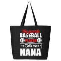 My Favorite Baseball Player Calls Me Nana Mother's Day 25L Jumbo Tote