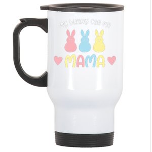 My Favorite Bunnies Call Me Mama Easter Mother's Day Easter Day Stainless Steel Travel Mug