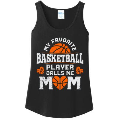 My Favorite Basketball Player Calls Me Mom Mothers Day Gifts Ladies Essential Tank