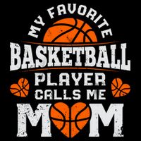 My Favorite Basketball Player Calls Me Mom Mothers Day Gifts 16 in Basic Backpack