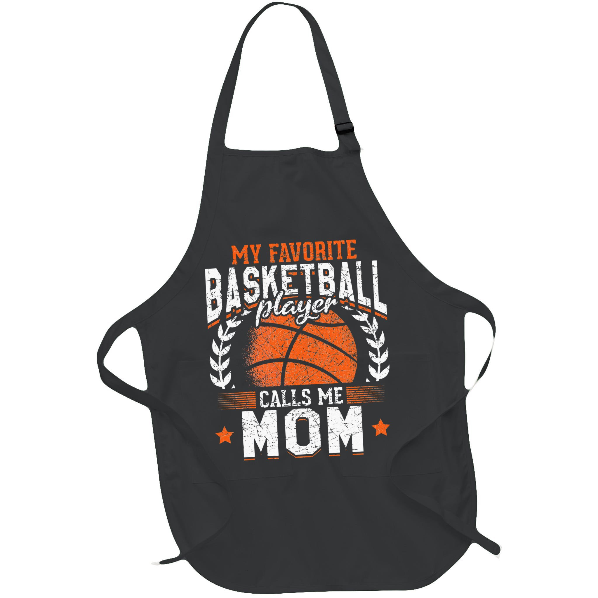 My Favorite Basketball Player Calls Me Mom Basketball Apron