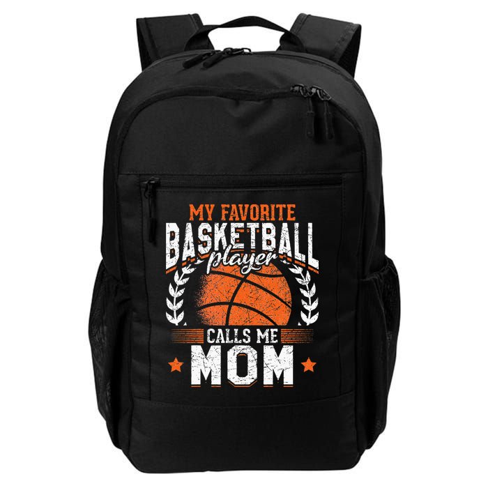 My Favorite Basketball Player Calls Me Mom Basketball Backpack