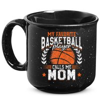 My Favorite Basketball Player Calls Me Mom Basketball 15oz Campfire Ceramic Mug