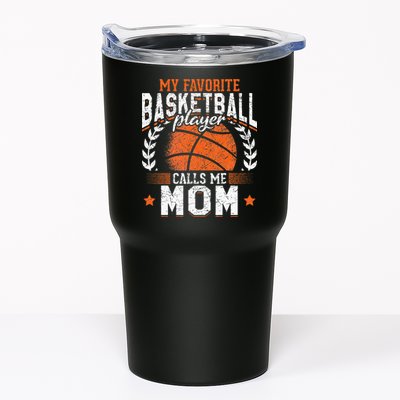 My Favorite Basketball Player Calls Me Mom Basketball Tumbler