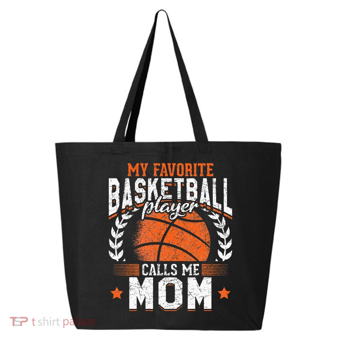 My Favorite Basketball Player Calls Me Mom Basketball 25L Jumbo Tote