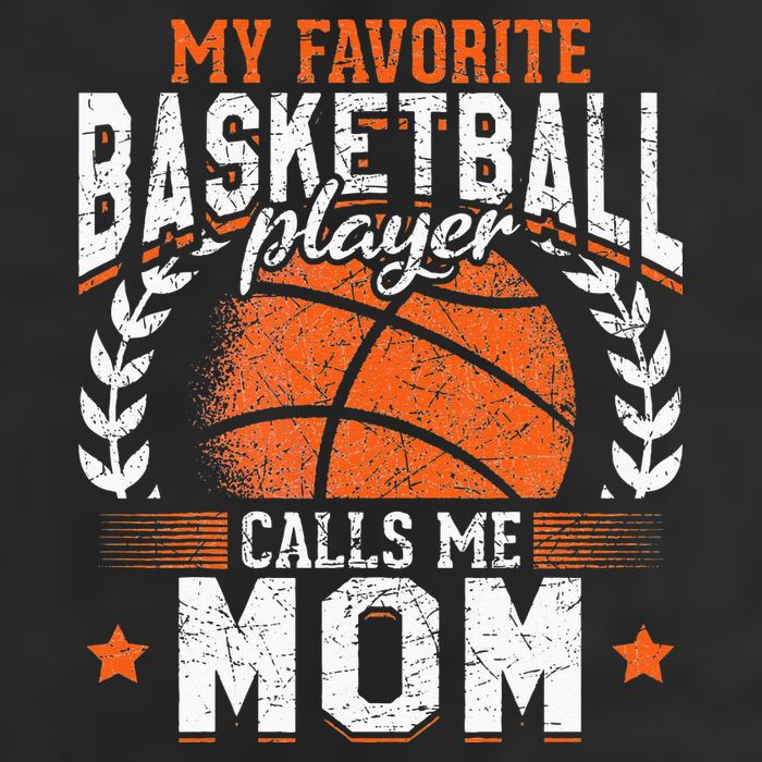 My Favorite Basketball Player Calls Me Mom Basketball Golf Towel