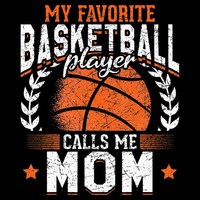 My Favorite Basketball Player Calls Me Mom Basketball Toddler T-Shirt