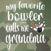 My Favorite Bowler Calls Me Bowling Grandma Legacy Tie Dye Trucker Hat