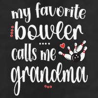 My Favorite Bowler Calls Me Bowling Grandma Cool Comfort Performance Bucket Hat