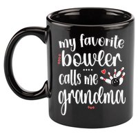 My Favorite Bowler Calls Me Bowling Grandma 11oz C Handle Ceramic Mug