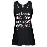 My Favorite Bowler Calls Me Bowling Grandma Ladies Essential Flowy Tank
