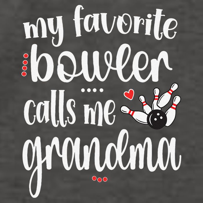 My Favorite Bowler Calls Me Bowling Grandma Vector Backpack