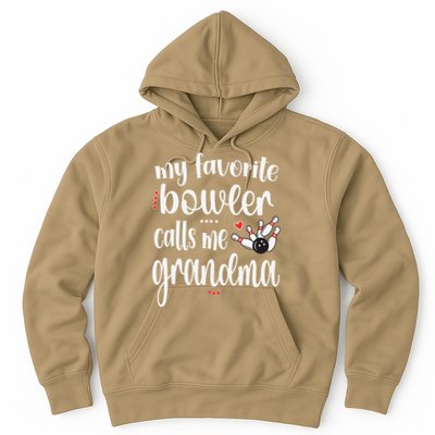 My Favorite Bowler Calls Me Bowling Grandma Hoodie