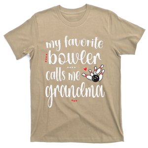 My Favorite Bowler Calls Me Bowling Grandma T-Shirt