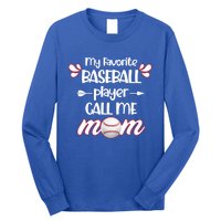 My Favorite Baseball Player Calls Me Mom Gift Mothers Day Gift Long Sleeve Shirt