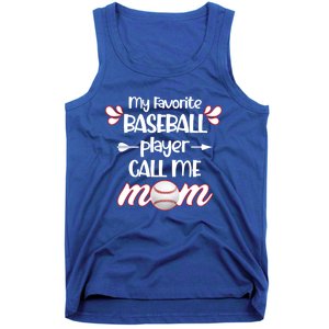 My Favorite Baseball Player Calls Me Mom Gift Mothers Day Gift Tank Top