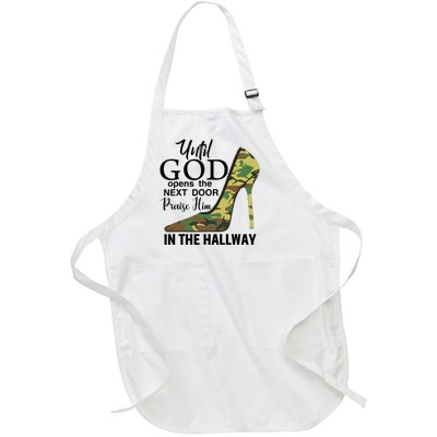 Mom Faith Based Apparel Plus Size Girl Novelty Christian Full-Length Apron With Pockets