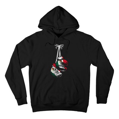 Mexican Flag Boxer Boxing Gloves Boxing Cool Gift Hoodie