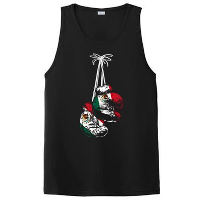 Mexican Flag Boxer Boxing Gloves Boxing Cool Gift PosiCharge Competitor Tank