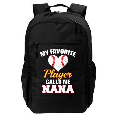 My Favorite Baseball Player Calls Me Nana Gift Backpack