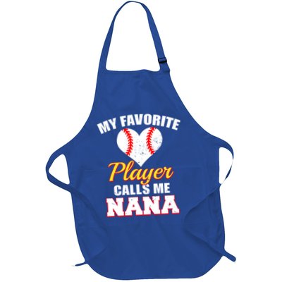 My Favorite Baseball Player Calls Me Nana Gift Apron
