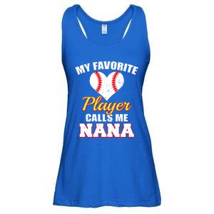 My Favorite Baseball Player Calls Me Nana Gift Ladies Essential Flowy Tank