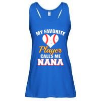 My Favorite Baseball Player Calls Me Nana Gift Ladies Essential Flowy Tank