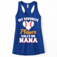 My Favorite Baseball Player Calls Me Nana Gift Womens Tank Top