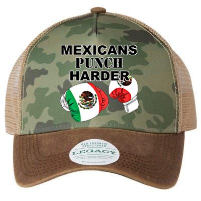 Mexican Flag Boxing Gloves Gift Legacy Tie Dye Trucker Hat