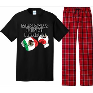 Mexican Flag Boxing Gloves Gift Pajama Set