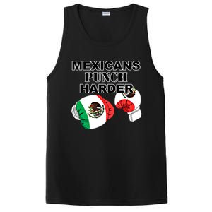 Mexican Flag Boxing Gloves Gift PosiCharge Competitor Tank