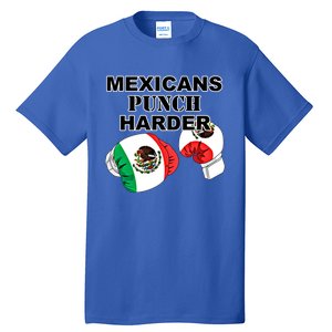 Mexican Flag Boxing Gloves Gift Tall T-Shirt