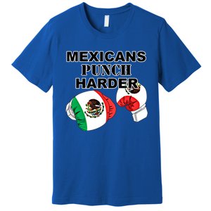 Mexican Flag Boxing Gloves Gift Premium T-Shirt