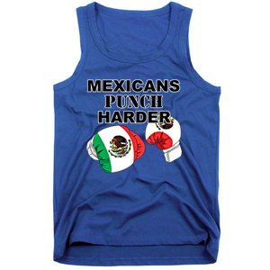 Mexican Flag Boxing Gloves Gift Tank Top