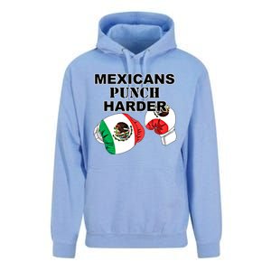 Mexican Flag Boxing Gloves Gift Unisex Surf Hoodie