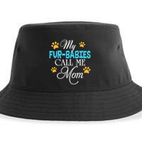 My Fur Babies Call Me Mom Dog Cat Lover Mother Father Day Sustainable Bucket Hat