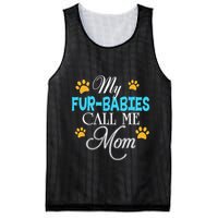 My Fur Babies Call Me Mom Dog Cat Lover Mother Father Day Mesh Reversible Basketball Jersey Tank