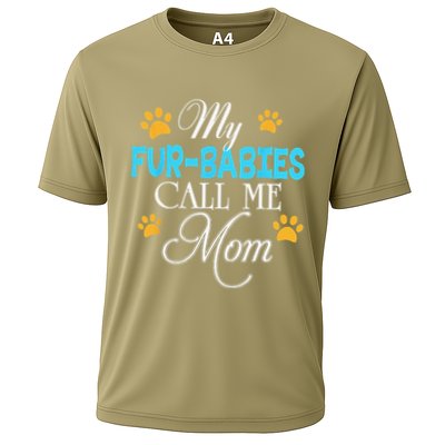My Fur Babies Call Me Mom Dog Cat Lover Mother Father Day Performance Shirt