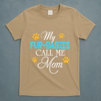 My Fur Babies Call Me Mom Dog Cat Lover Mother Father Day T-Shirt