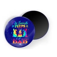 My Favorite Bunnies Call Me Dad Easter Tie Dye Gift Magnet