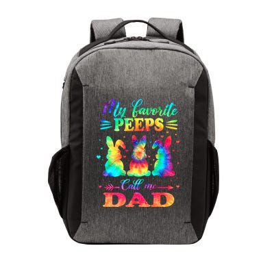 My Favorite Bunnies Call Me Dad Easter Tie Dye Gift Vector Backpack
