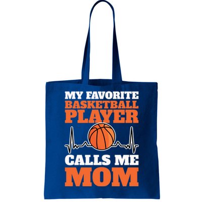 My Favorite Basketball Player Calls Me Mom Gift Tote Bag