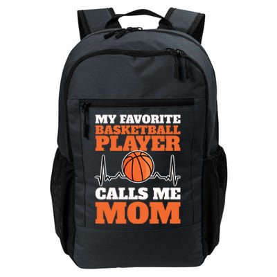 My Favorite Basketball Player Calls Me Mom Gift Daily Commute Backpack