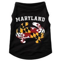 Maryland Flag Blue Crab T State Pride Retro Doggie Tank