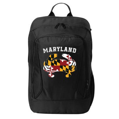 Maryland Flag Blue Crab T State Pride Retro City Backpack