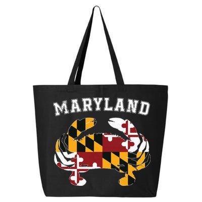 Maryland Flag Blue Crab T State Pride Retro 25L Jumbo Tote