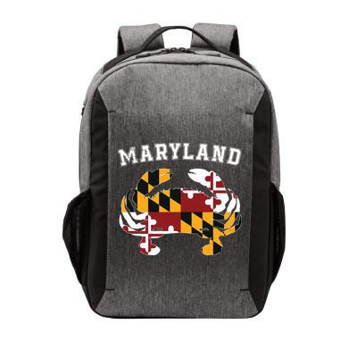 Maryland Flag Blue Crab T State Pride Retro Vector Backpack