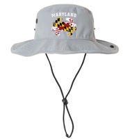 Maryland Flag Blue Crab T State Pride Retro Bucket Hat