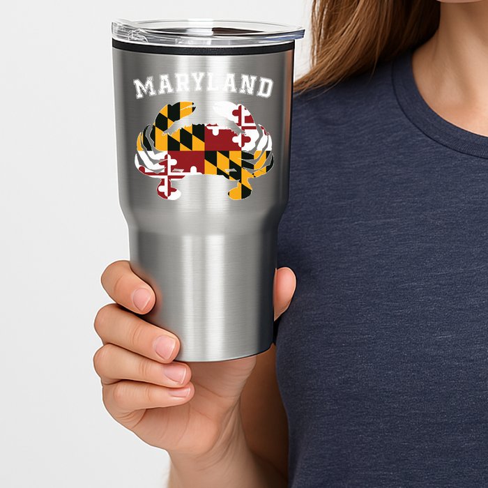Maryland Flag Blue Crab T State Pride Retro Tumbler